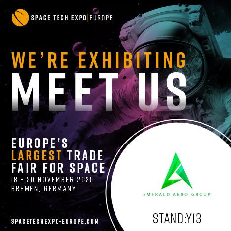 The Emerald Aero Group Exhibiting at Space Tech Expo, Europe 2025